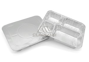 Compartment Aluminum Container