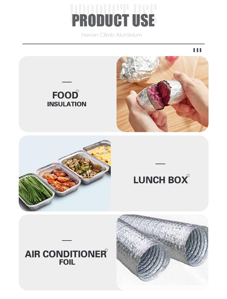 aluminum foil for food containers